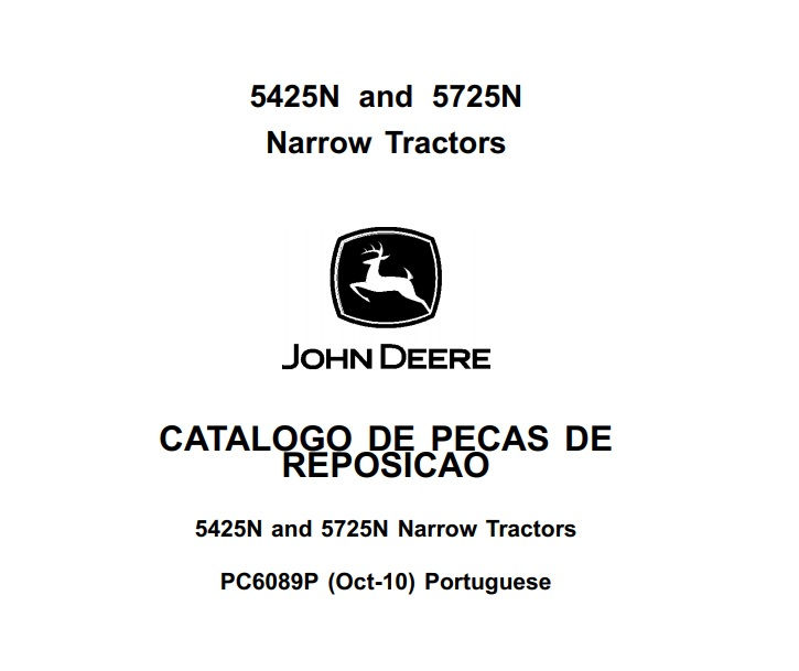 Miniatura: Catálogo de Peças Trator 5425N 5725N John Deere