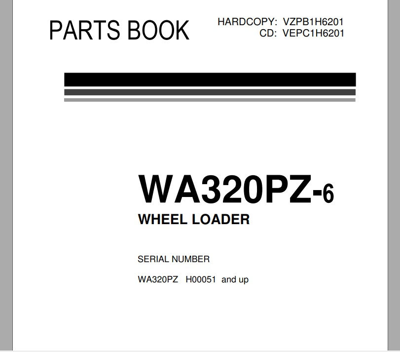 Miniatura: Catálogo de Peças WA320pz-6 Komatsu