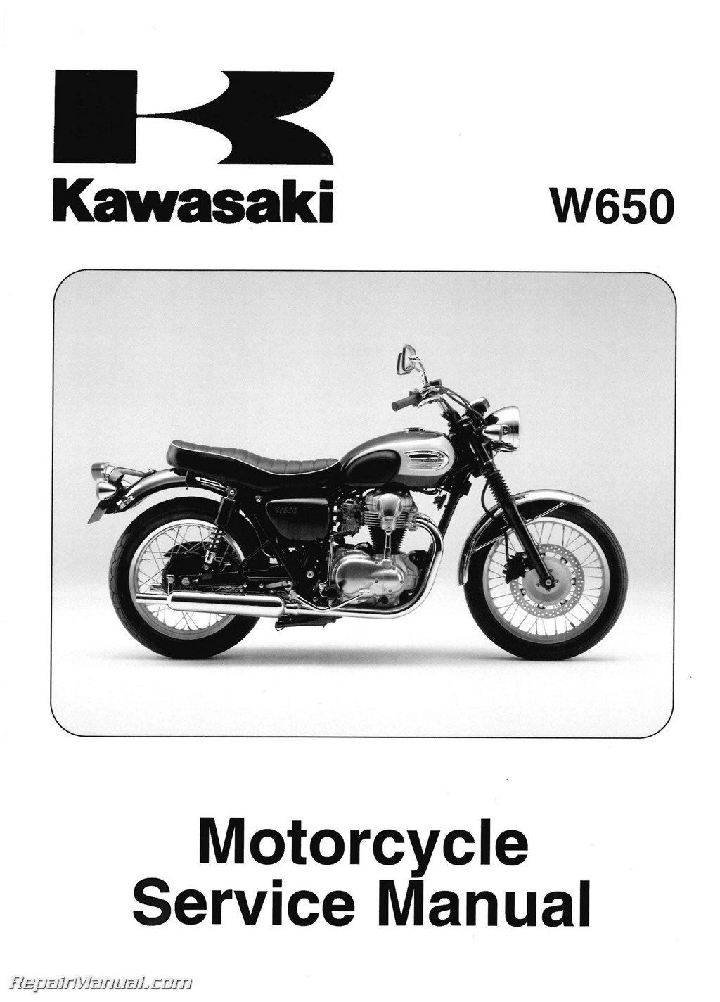 MANUAL DE SERVIÇO KAWASAKI W650 - 2001 a 2006