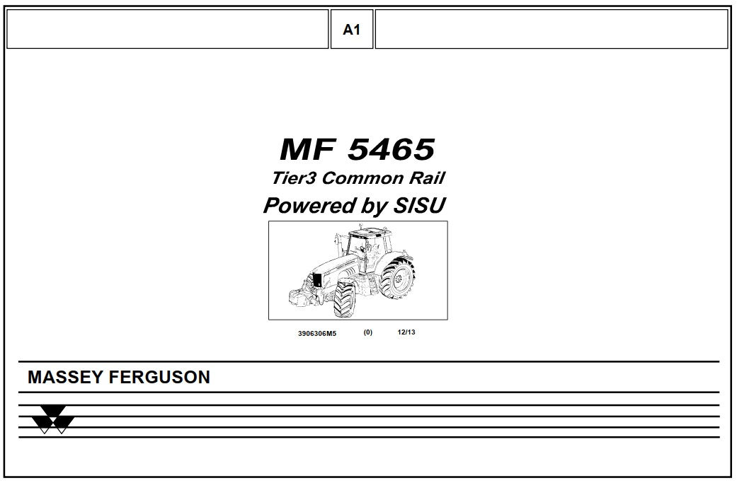 Catálogo de Peças MF5465 - Massey Ferguson