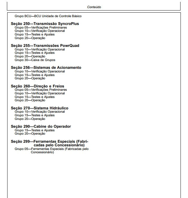 Miniatura: Manual Técnico Tratores  6110J 6125J 6145J John Deere