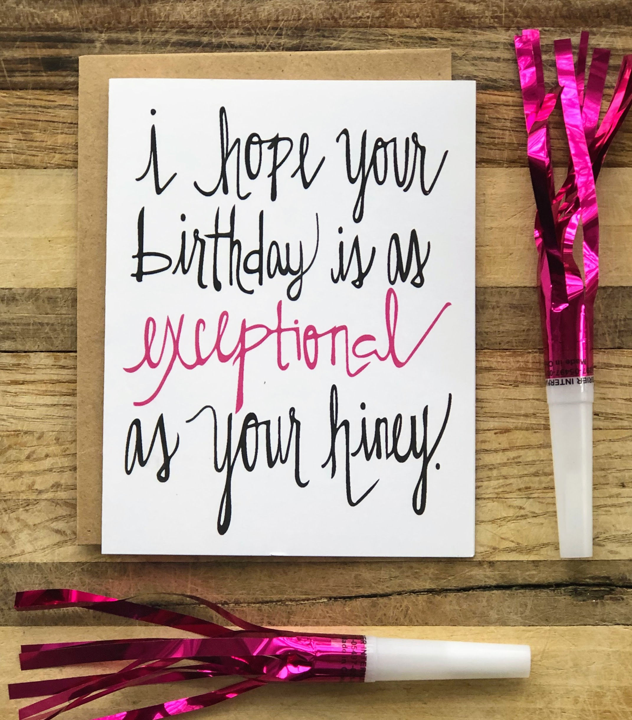 Exceptional Hiney Birthday