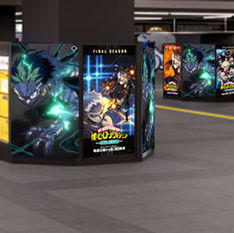 MY HERO ACADEMIA SE APODERA DE AKIHABARA