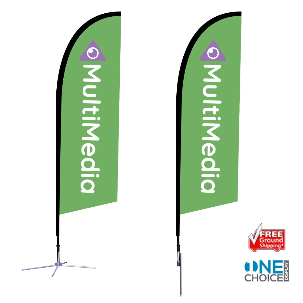 ONE CHOICE® 14 ft. Feather Flag with Base Option