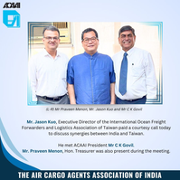 Exploring Synergies Between India and Taiwan: A Discussion with the Executive Director of the International Ocean Freight Forwarders and Logistics Association of Taiwan
