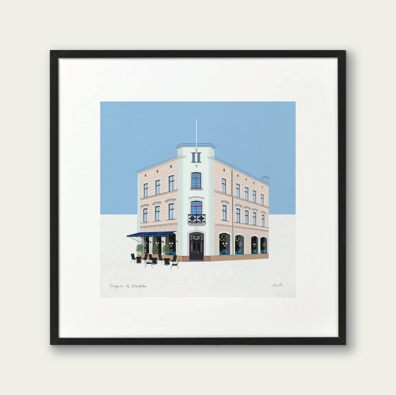 "Turgaus 19",  Art print | 30x30cm