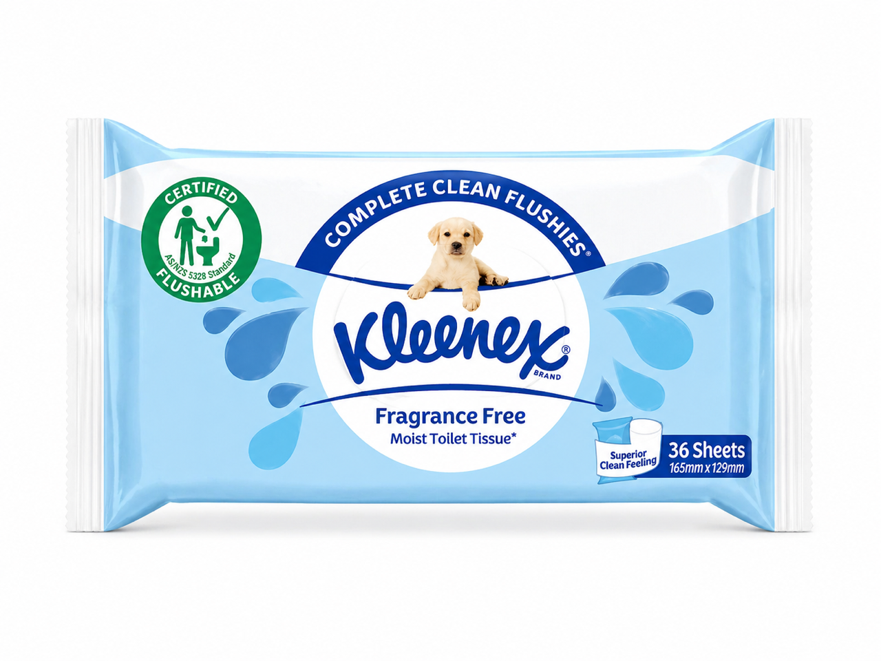Kleenex Flushable Wipes 36 sheet