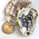 Thumbnail:  Hand painted Oyster Shells with Gold Leaf decoration