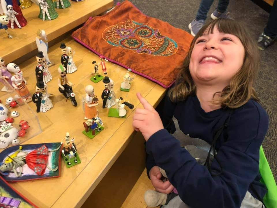 Fun in a gift shop, Chicago