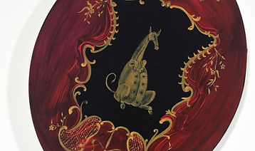 2011 _ As mortas (díptico fechado) _ óleo sobre madeira _ 50 x 40 cm _ foto Jaime Acioli .