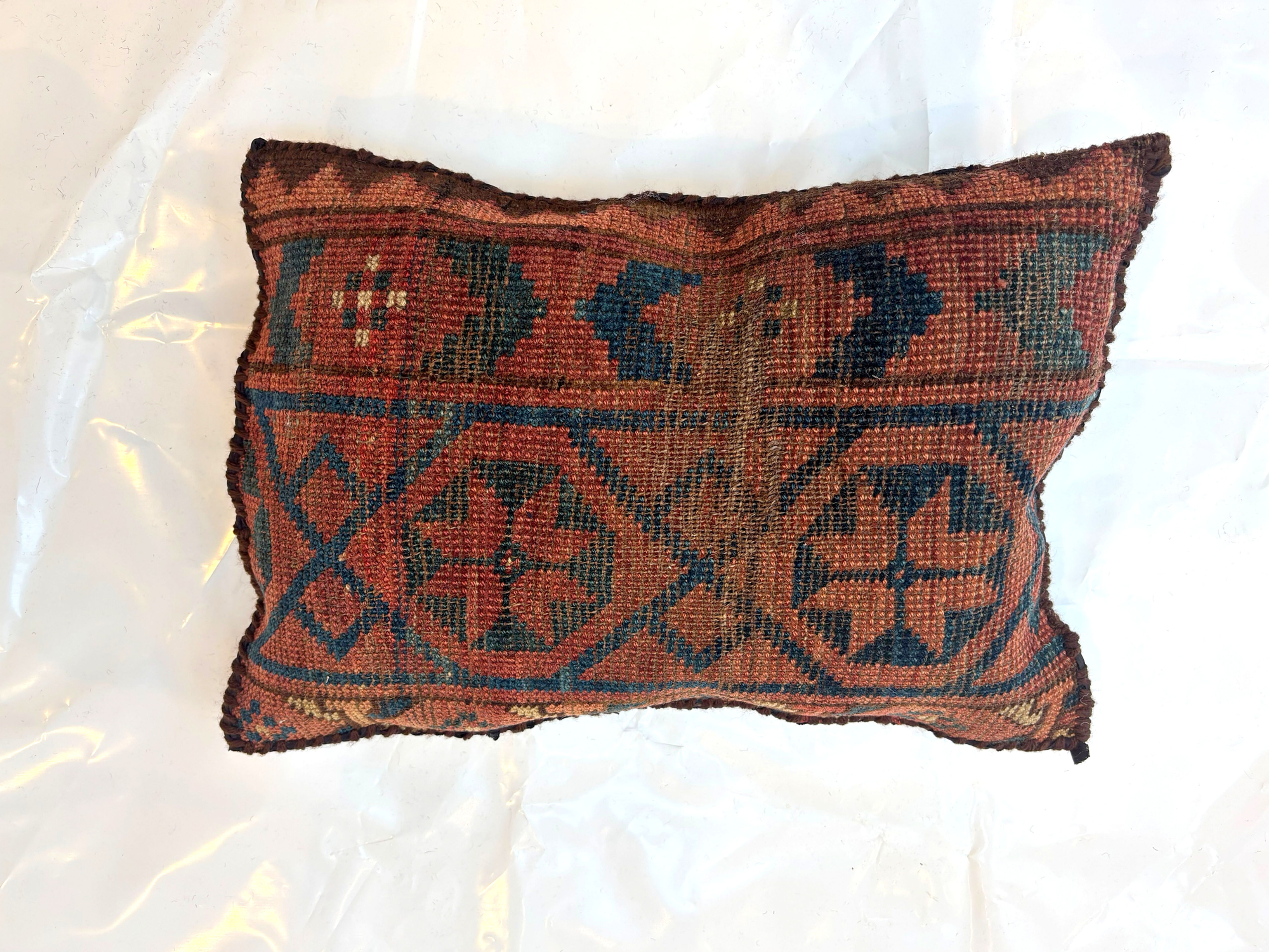 pillow w/ Antique Persian Rug Fragment