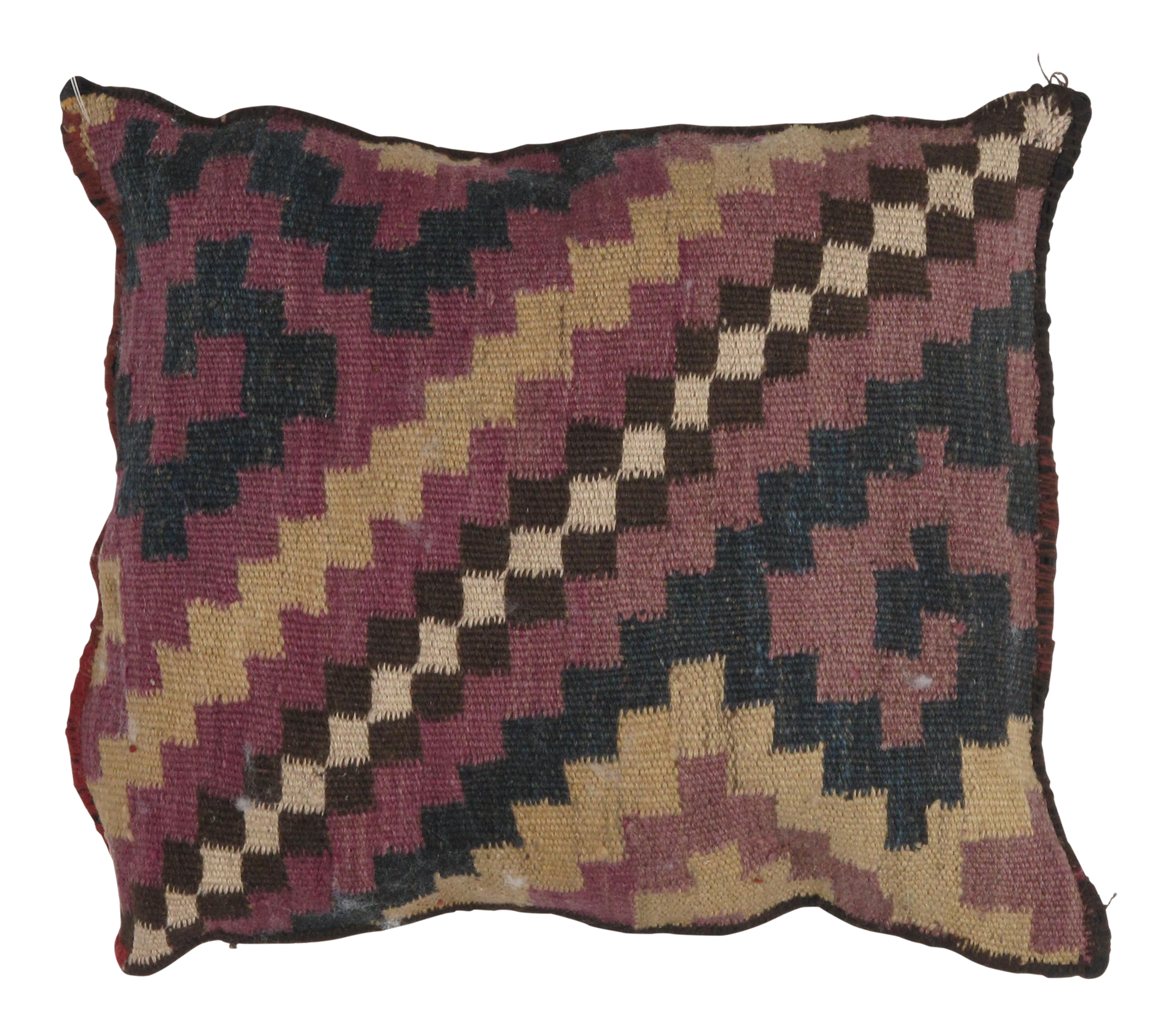 pillow w/ 1920s Antique Kilim Fragment