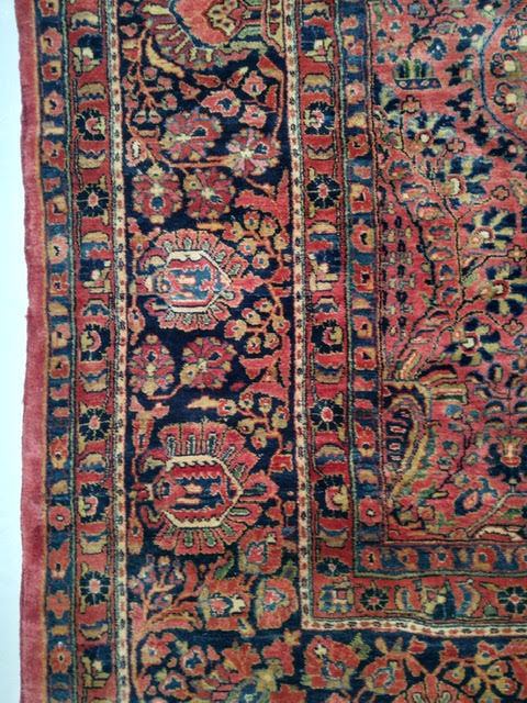 Thumbnail: Antique Persian Mohajeran Sarouk