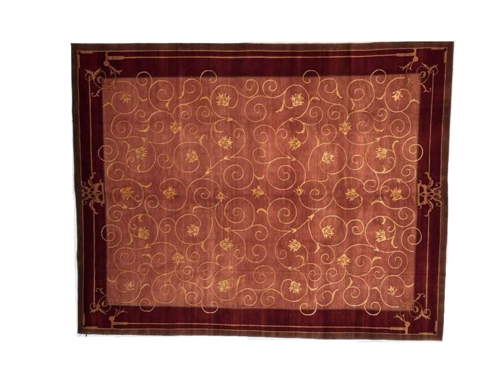 Silk and wool Art Deco Chinese