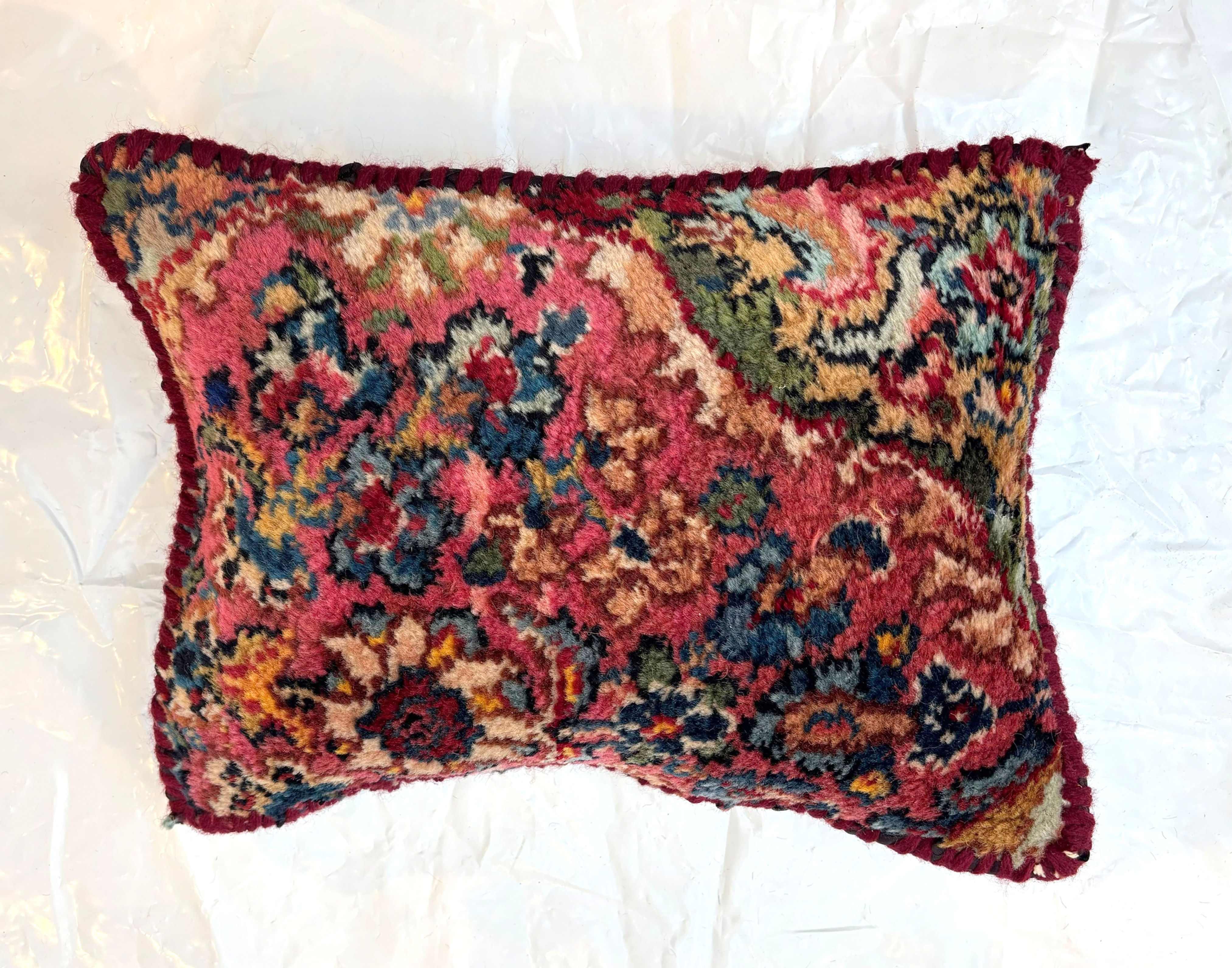 pillow w/ Karastan Rug Fragment