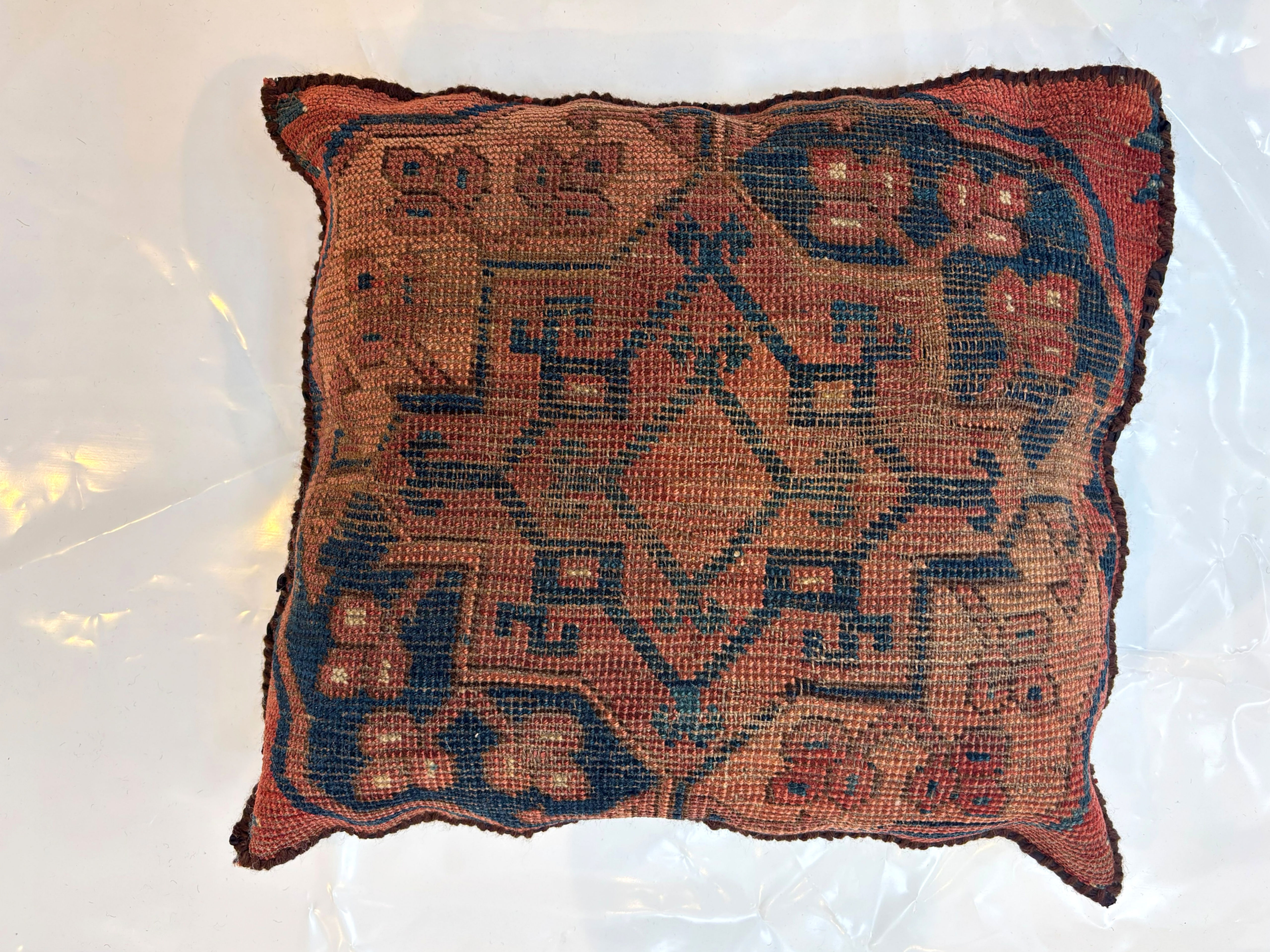 pillow w/ Antique Persian Rug Fragment