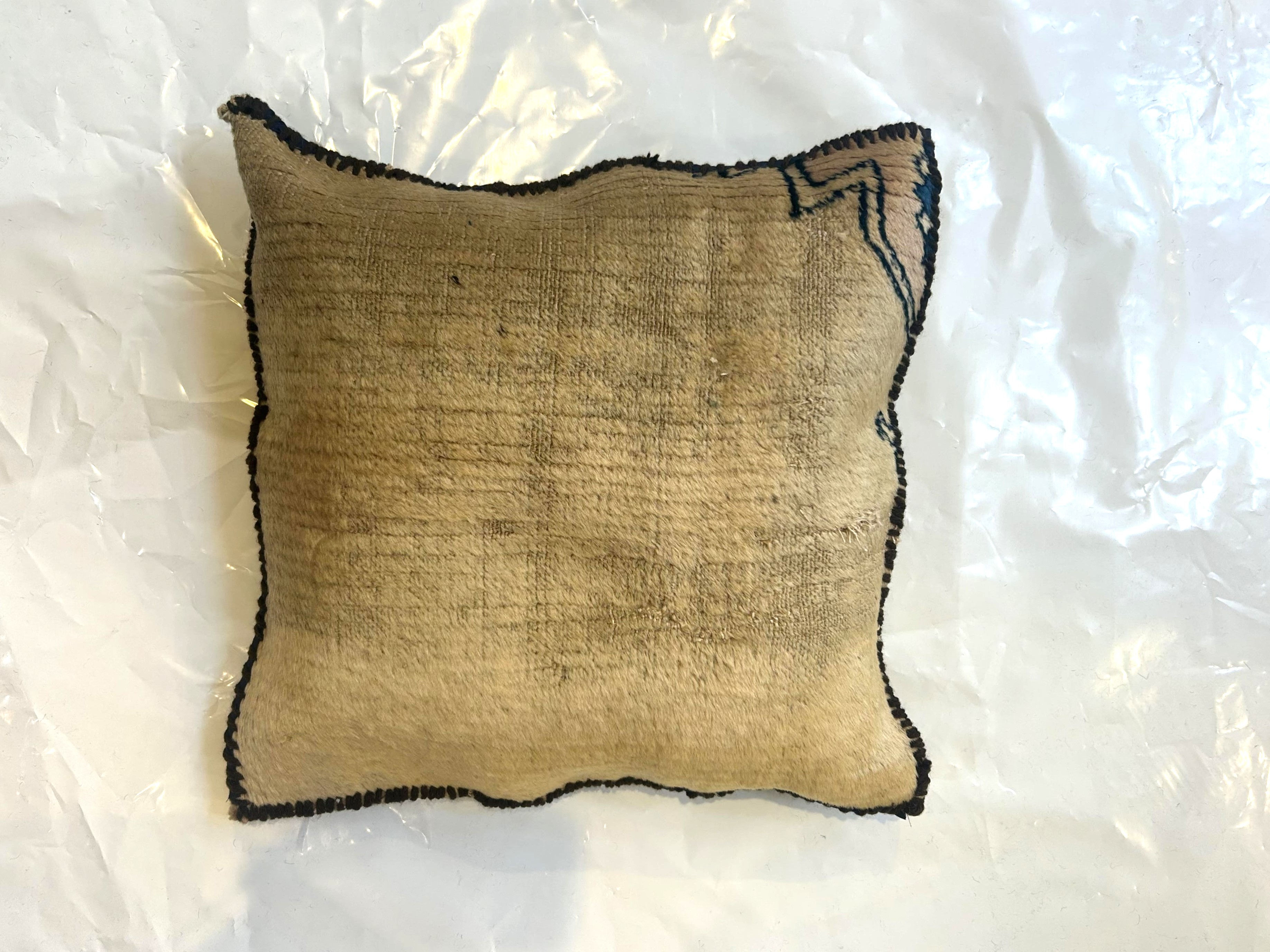 pillow w/ Antique Persian Rug Fragment