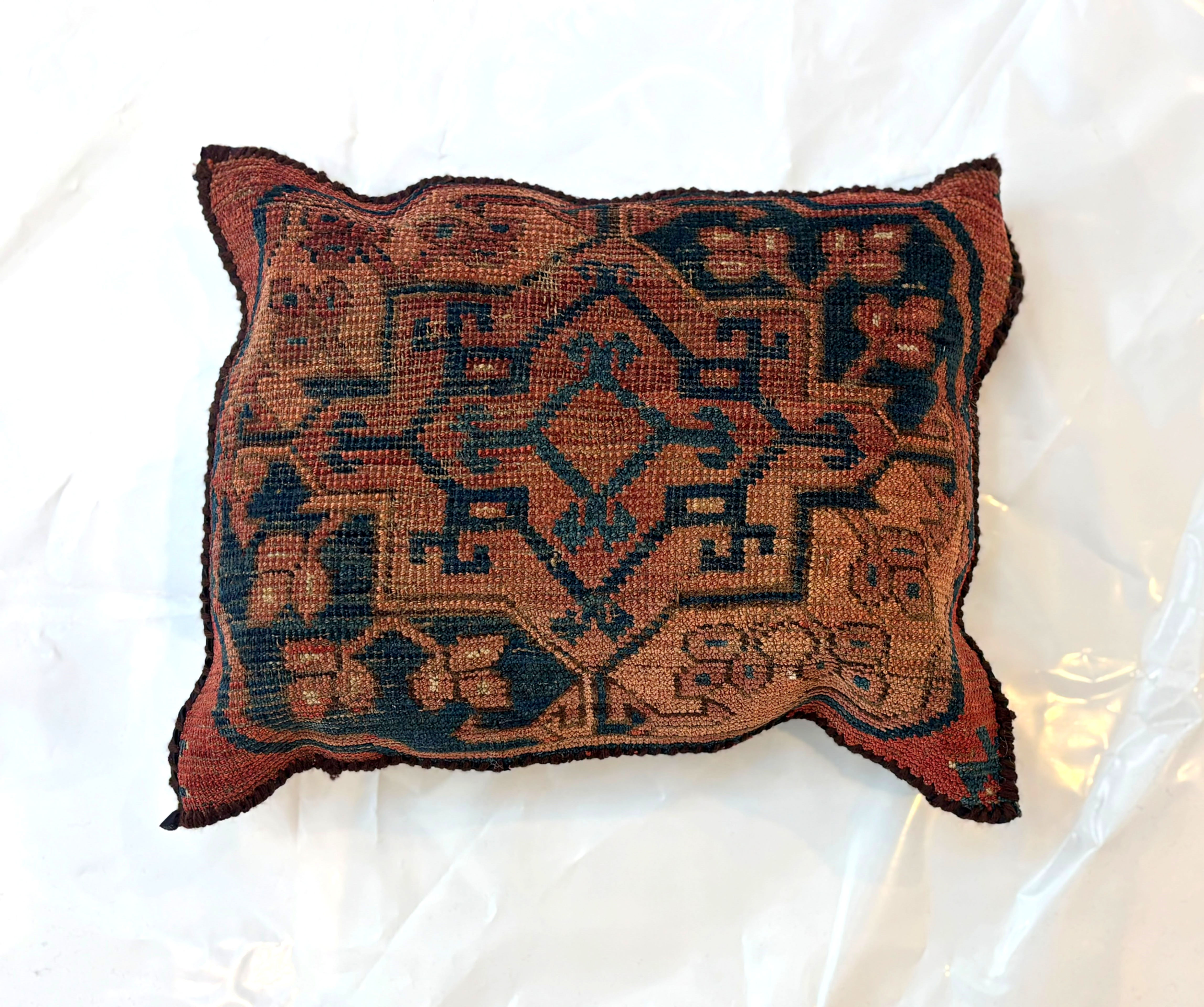 pillow w/ Antique Persian Rug Fragment
