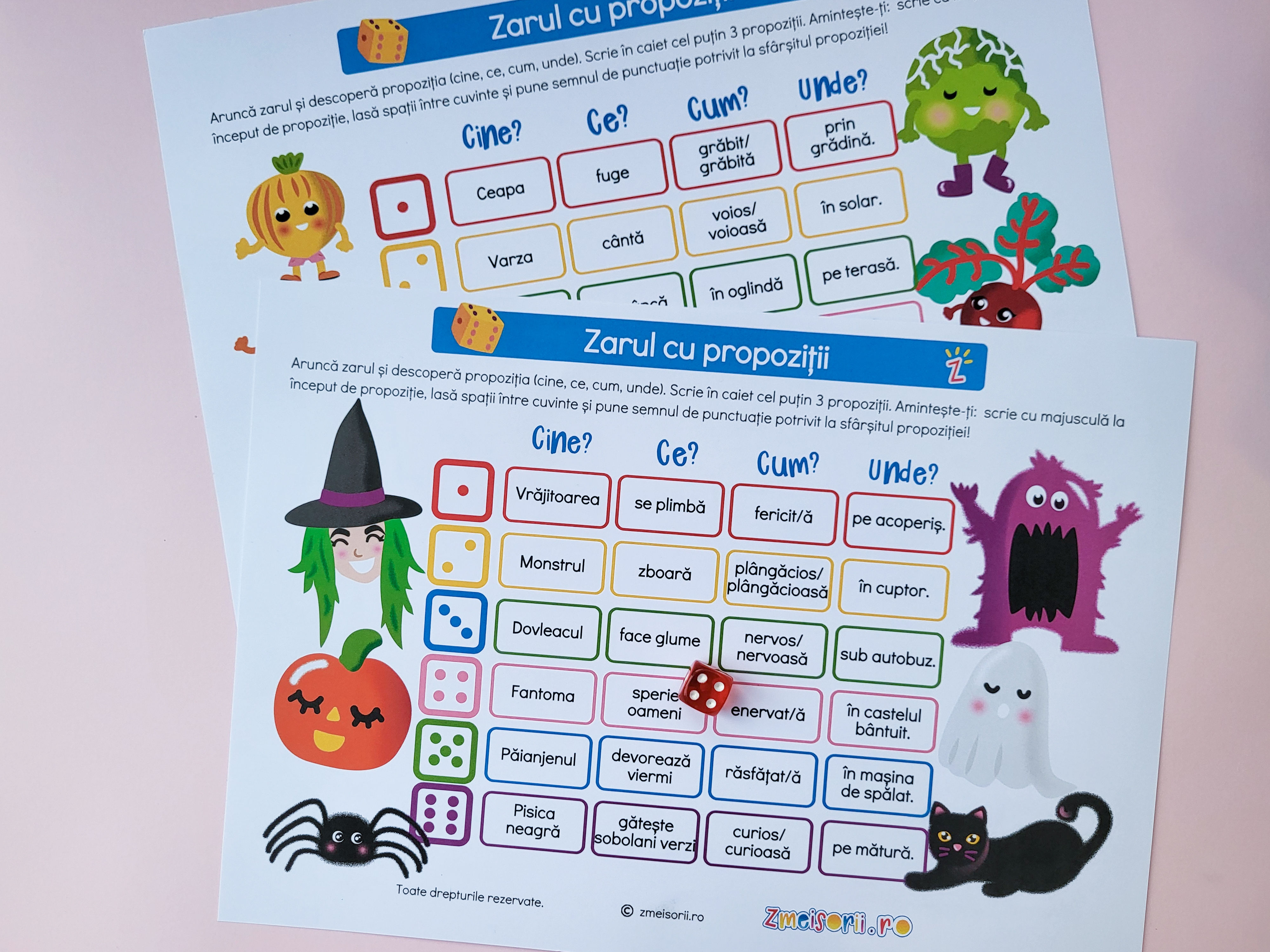 Zarul cu propoziții de toamnă