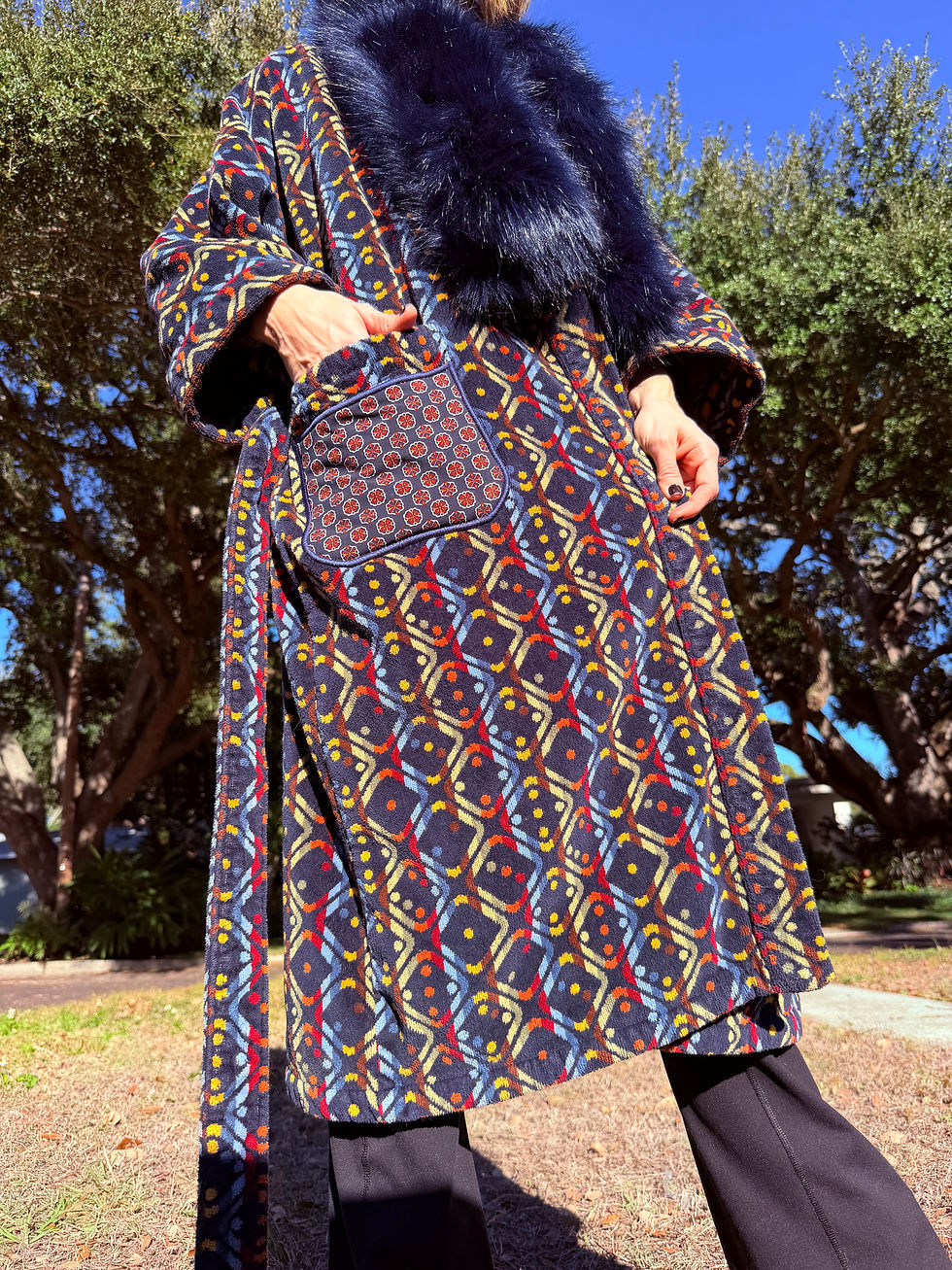 Thumbnail: OOAK Cozy at the Funktion Floof Robe  - OSFM