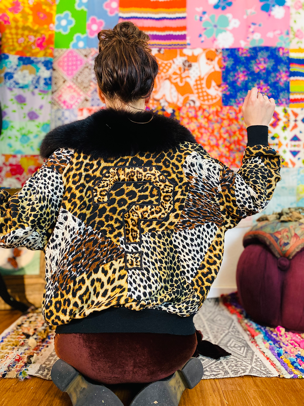 Thumbnail: OOAK Pure Kitty Tipper ? Floof Bomber - M/L