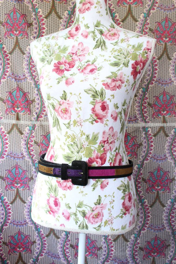 Thumbnail: 90's Colorful Suede Belt