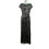 Thumbnail: 80s Metallic Tiger Print Evening Gown - S/M