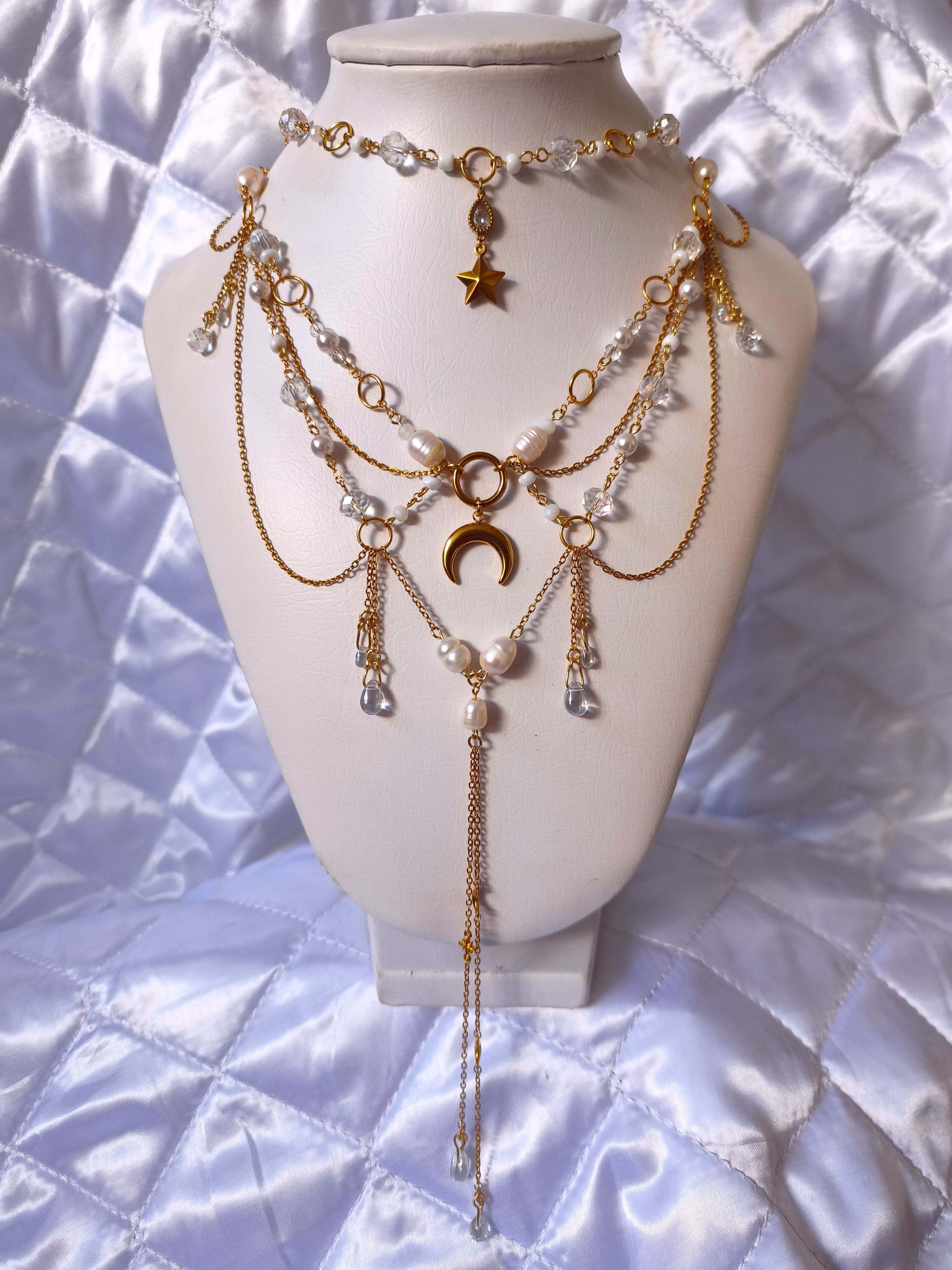 Colar/Choker Místico Lua 7