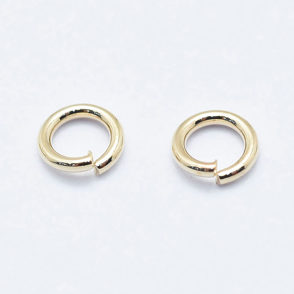 Miniatura: Argola Aço Inoxidável Folheado Ouro 18k 2.5X0.4