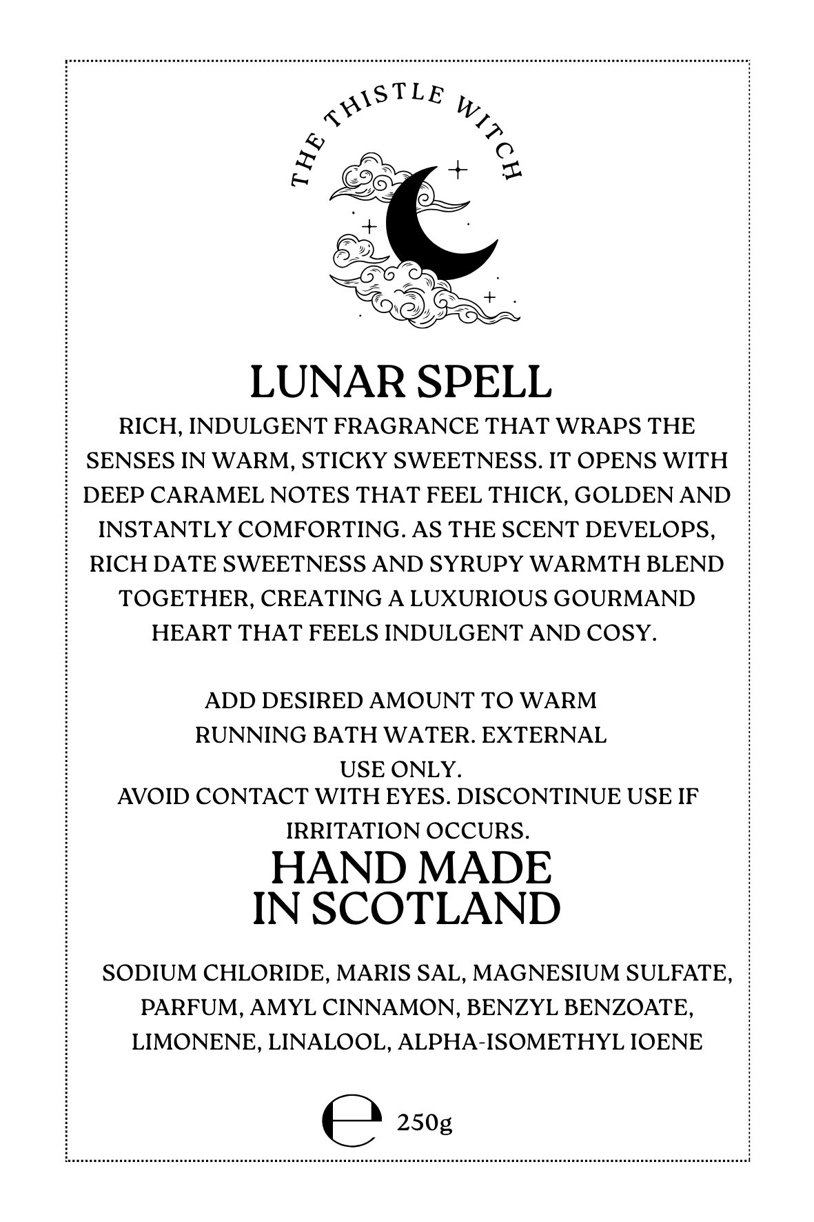 Lunar Spell Bath Salts