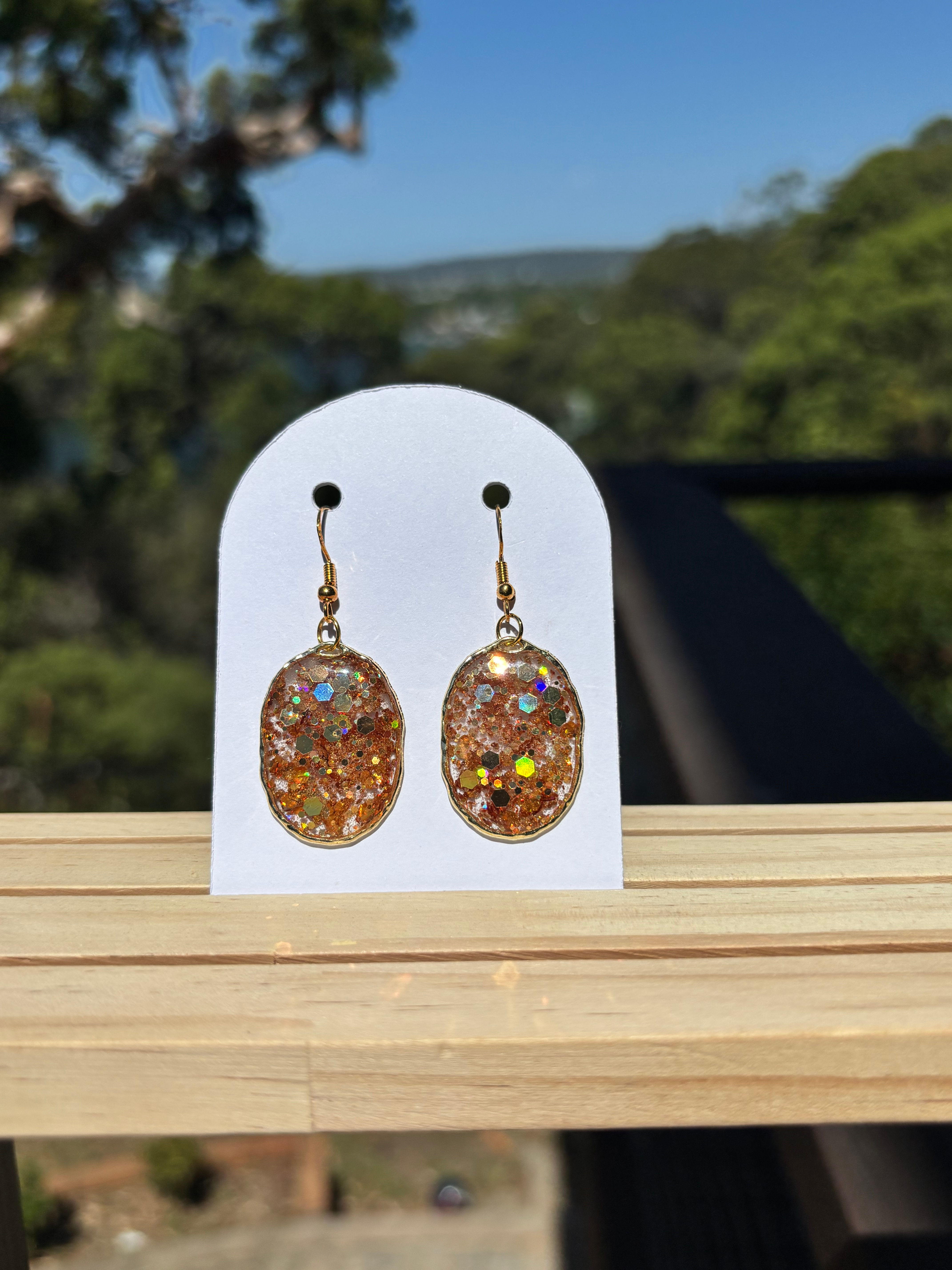 Sunset Confetti Earrings