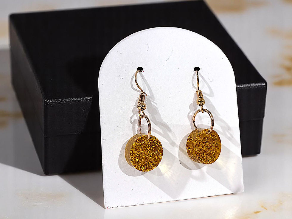 ✨ Golden Glow Dangle Earrings 🌟