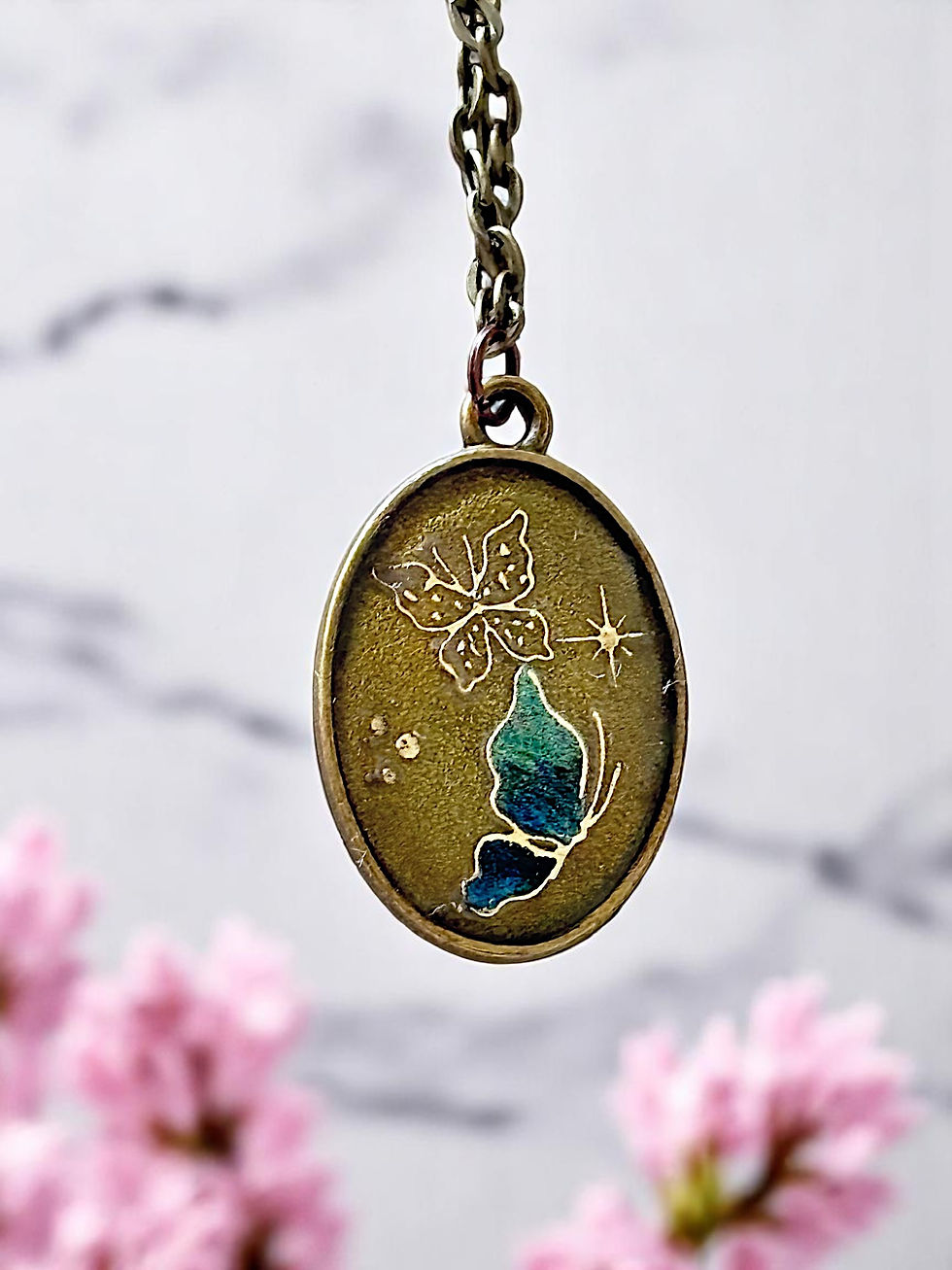 🦋 Starlit Metamorphosis Pendant ✨