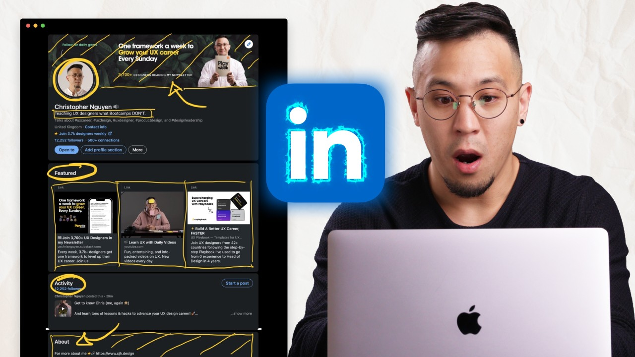 LinkedIn personal Branding sample