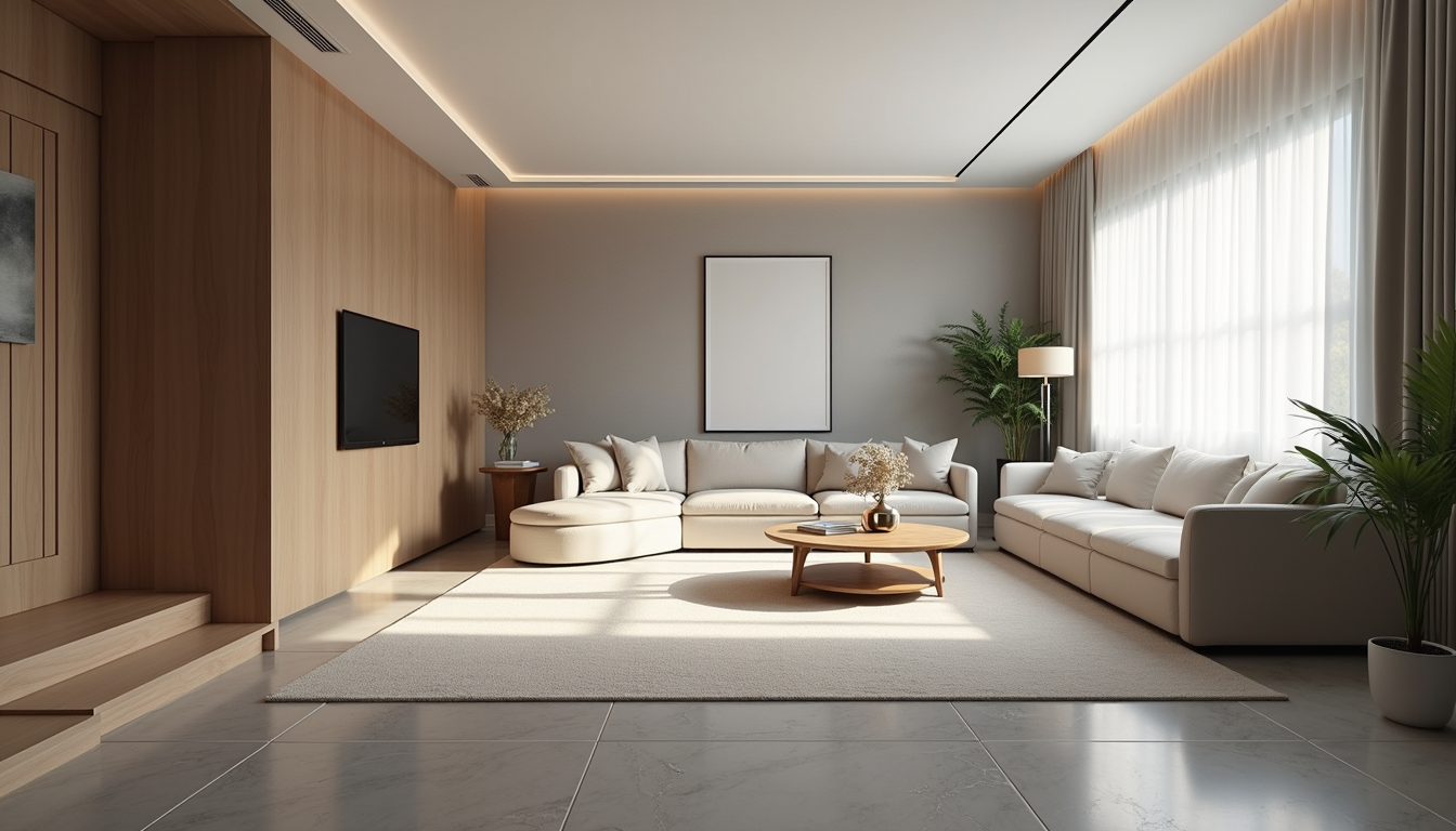 Eye-level view of a modern smart home