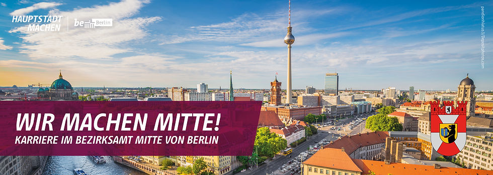 Stellenausschreibung Bezirksamt Mitte von Berlin