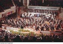 Festakt zur Deutschen Einheit in der Berliner Philharmonie 1990