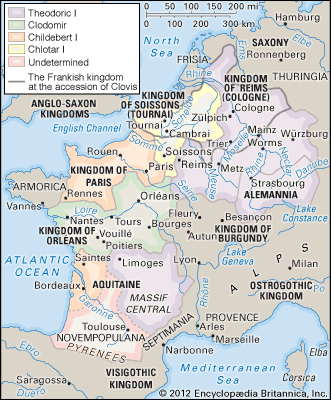 Ancient Gaul 5th and 6th century.
