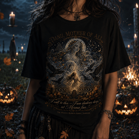 The Witch's Rebirth Samhain T-Shirt Collection