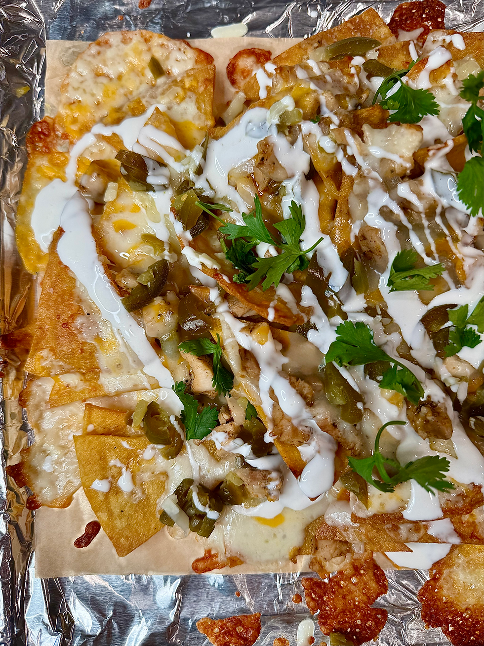 Cheesy Chicken Nachos