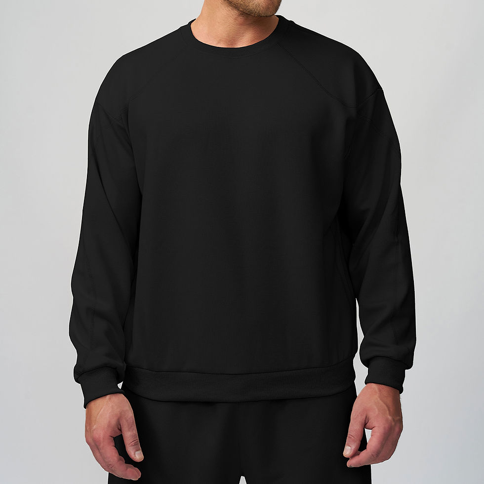 Thumbnail: Men's round-neck sports hoodie