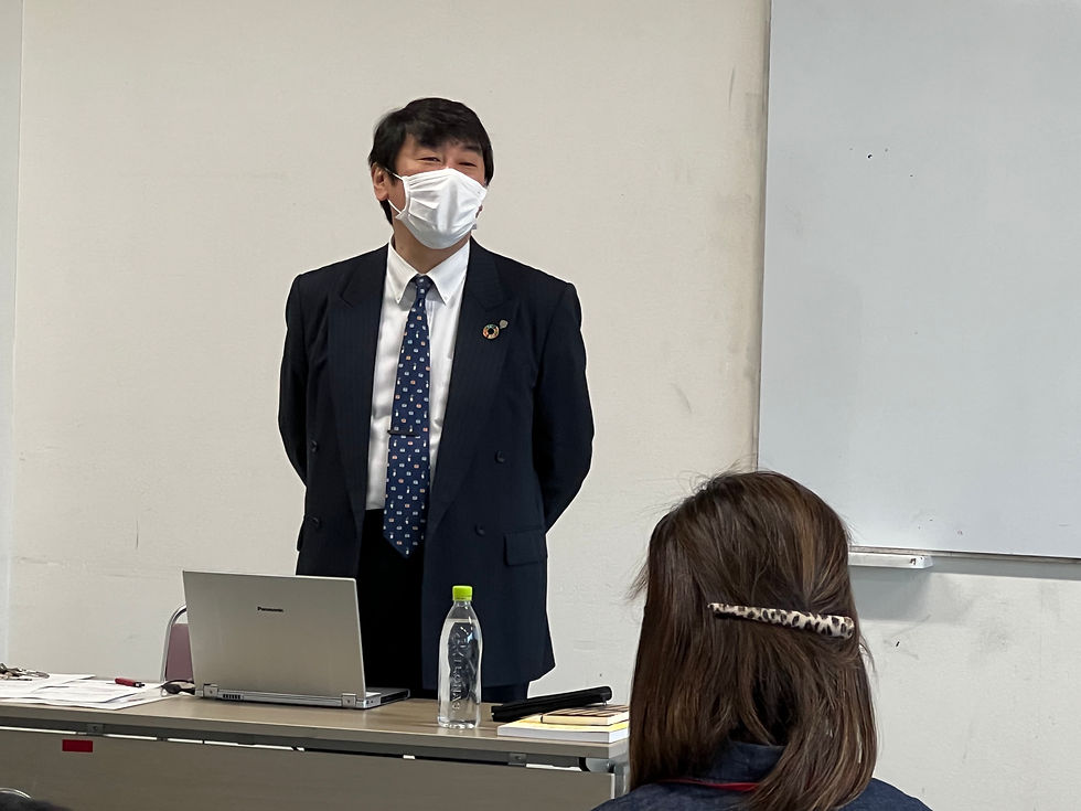11月5日(土) 対人援助技術・ケースカンファレンス・アウトリーチ支援について　講師 : 今村 浩司 教授／須田 竜太氏