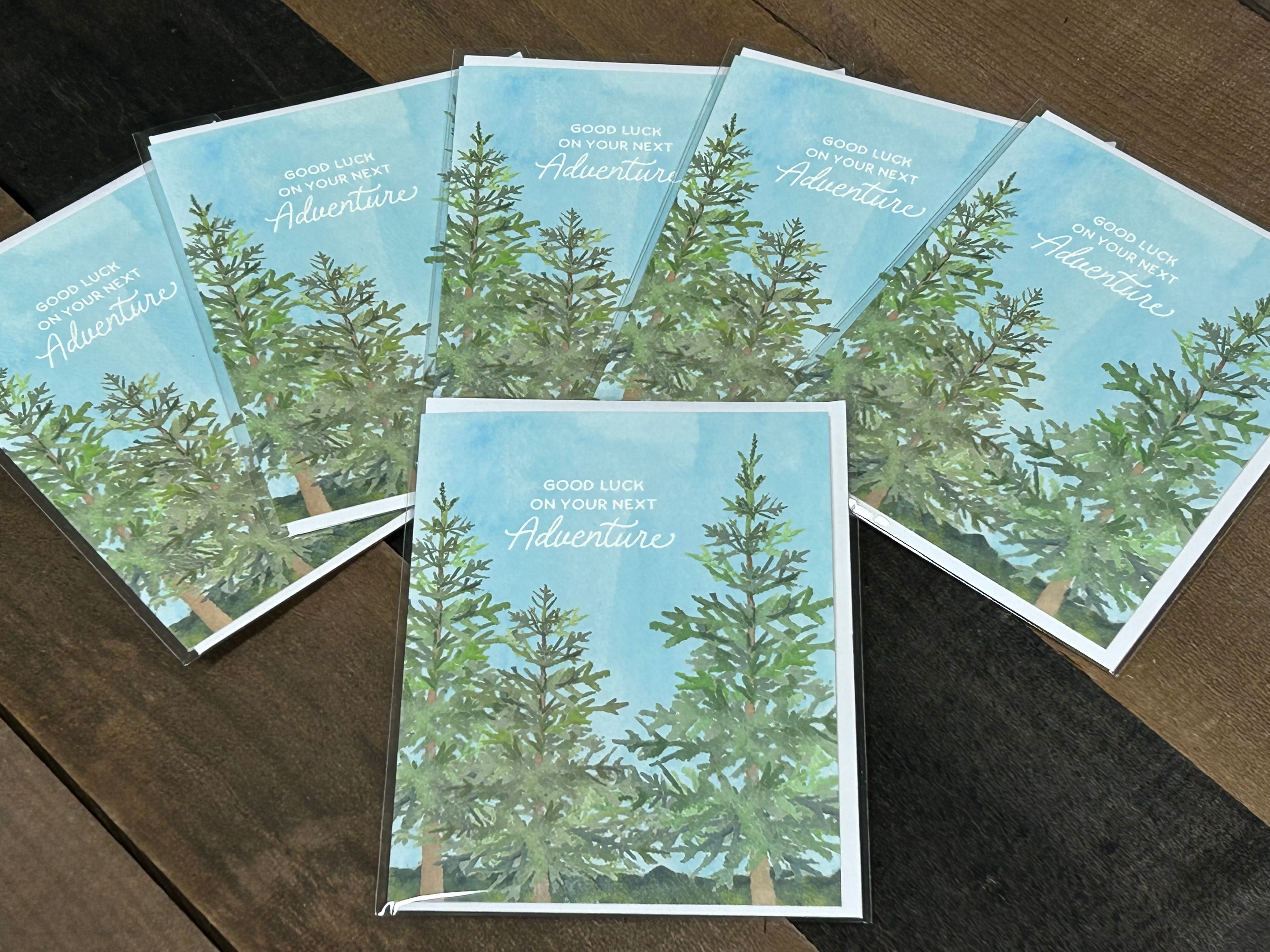 Good Luck on Your Next Adventure Greeting Card