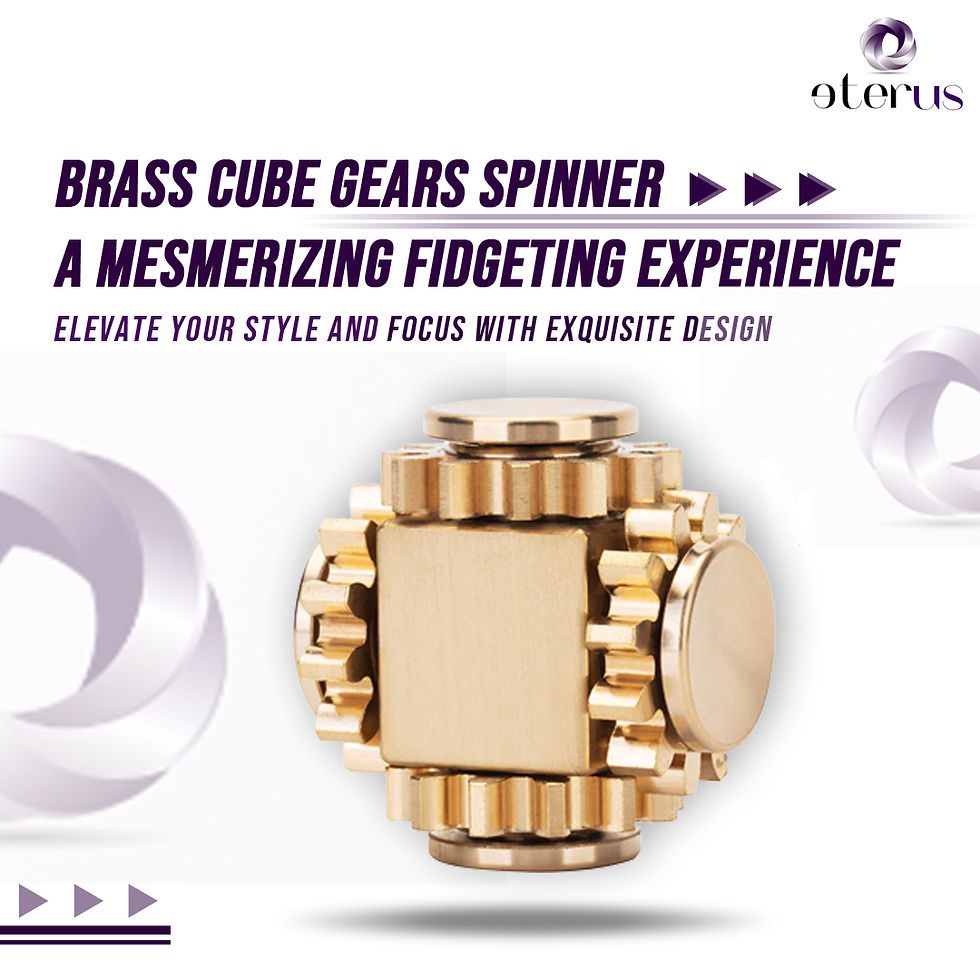 Thumbnail: Brass Cube Gears Spinner