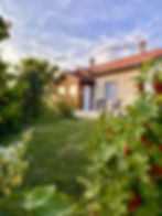 Façade du gîte charme
