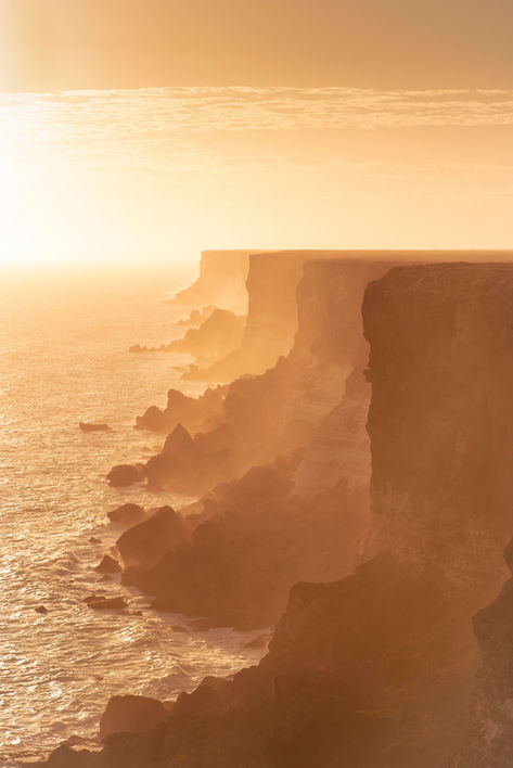 Nullarbor, sunset, sea cliffs, landscape photography, south australia