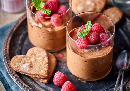Chocolate & Coffee Mousse with Mocha Shortbread