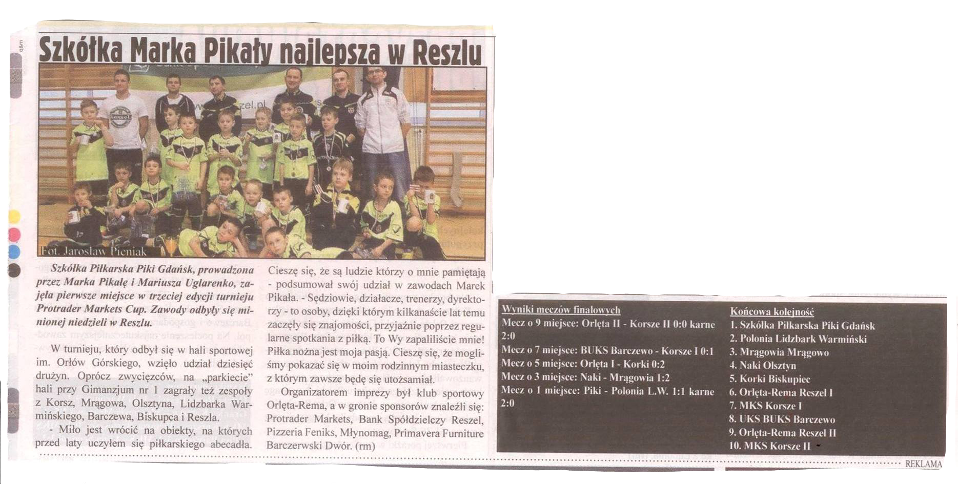 Gazeta Olsztyńska o PIKI!!