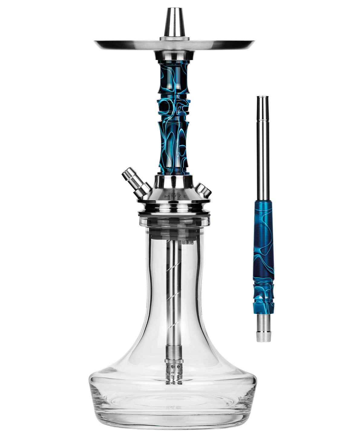 Moze Breeze Pro - Wavy Blue - נרגילה גרמנית מוז בריז פרו