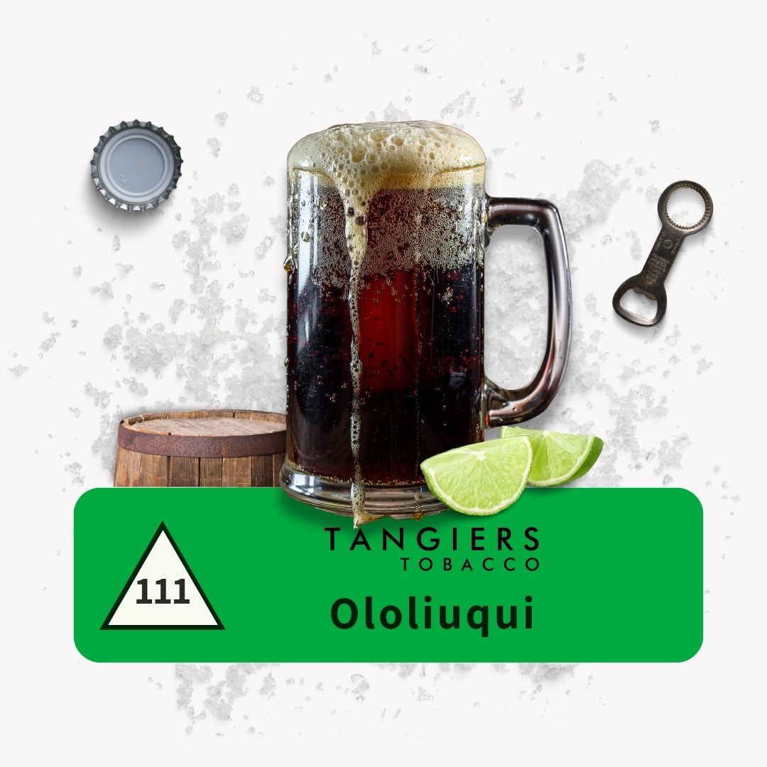 TANGIERS NO111 Ololiuqui   - טבק טנג'ירז בירה שחורה צוננת